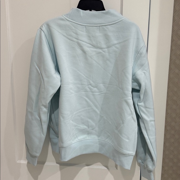 NEW PARKE MONOCHROME VARSITY MOCKNECK (ICE BLUE) size S/M NEW - Authentic - Picture 7 of 10
